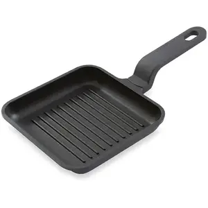 Mini grill antiadhérent en fonte d'aluminium 14 cm Mathon pas cher