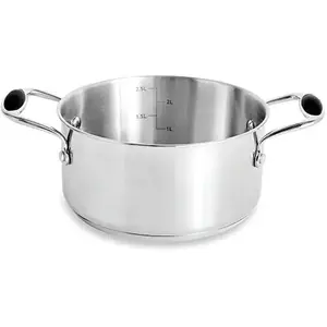 Faitout tout inox Excell'Inox 20 cm 3 L Mathon pas cher