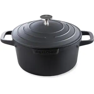 Mathon Cocotte légère ronde en fonte d'aluminium 20 cm 2,6 L coloris n... pas cher