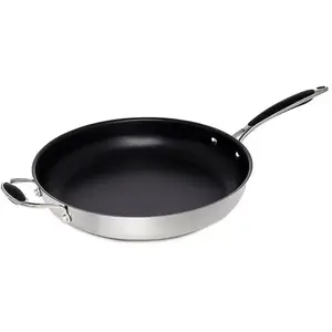 Poêle inox antiadhérente Excell'Inox 32 cm Mathon pas cher