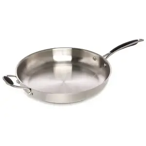 Poêle tout inox Excell'Inox 32 cm Mathon pas cher