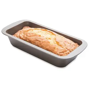 Moule à cake acier revêtement antiadhérent 25 cm Mathon pas cher