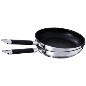 Lot de 2 poêles antiadhésives Rapid Cook 24 et 28 cm Mathon pas cher