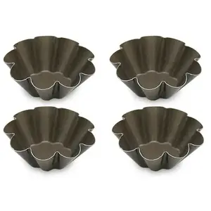 4 Moules à brioches individuels 6 cm Gobel pas cher