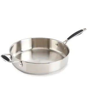 Sauteuse tout inox avec contre-poignée Excell'Inox 28 cm Mathon pas cher