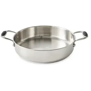 Sauteuse 2 anses tout inox 28 cm Excell'Inox Mathon pas cher