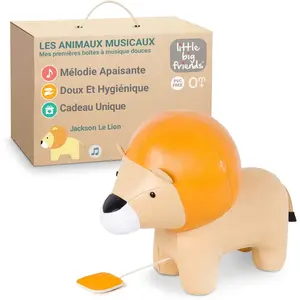 Little Big Friends Jackson le Lion Les Animaux Musicaux pas cher