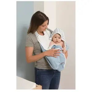 Comparateur de prix : BabyToLove Serviette tablier de bain papillon Marinière