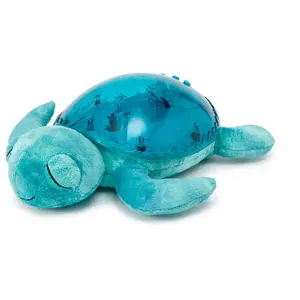 Comparateur de prix : Cloud B Veilleuse musicale Tranquil Turtle - Aqua - Rechargeable Little Dutch