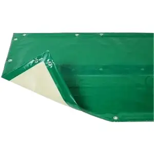 PISCINEO Bâche hiver Luxe verte compatible piscine modèle Lunda pas cher