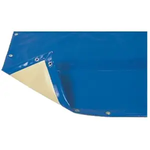 PISCINEO Bâche hiver Luxe bleue compatible piscine Waterclip Sabtang pas cher