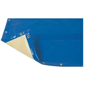 Piscineo - Bâche hiver Luxe bleue compatible piscine Ubbink Océa 580 pas cher