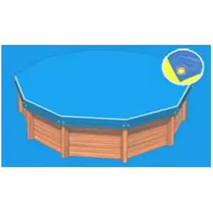 Piscineo - Bâche hiver Eco bleue compatible piscine Ubbink Océa 580