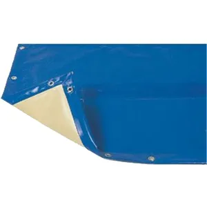 PISCINEO Bâche hiver Luxe bleue compatible piscine Ubbink Linéa 350x650 pas cher