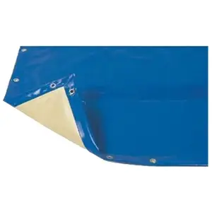 Piscineo - Bâche hiver Luxe bleue compatible piscine Ubbink Azura 350x505 pas cher