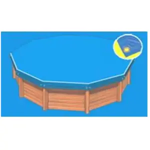PISCINEO Bâche hiver Eco bleue compatible piscine modèle Sevilla pas cher