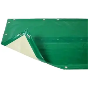 PISCINEO Bâche hiver Luxe verte compatible piscine Ness diam 4.60m pas cher