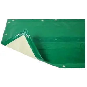 PISCINEO Bâche hiver Luxe verte compatible piscine modèle Octo 670 x 400 pas cher