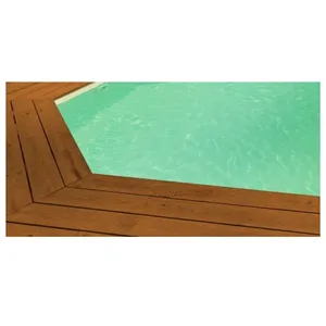 PISCINEO Liner 75/100 beige compatible Piscine Sunbay LOKKA 551x351x119 pas cher