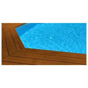 PISCINEO Liner 75/100 compatible Piscine Waterclip cres 590x420x147 bleu foncé pas cher