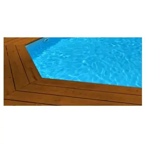 Piscineo - Liner 75/100 Piscine Cristaline Octo 680x370x130 bleu foncé pas cher