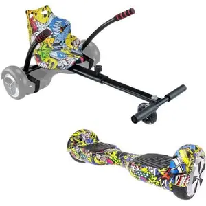 Pack Hoverboard + kart multicolor - URBANGLIDE - Roues 6.5" - 550W - 4... pas cher