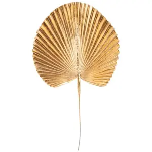 RueDeLaFete Branche Feuille de Palme Or 42cm pas cher