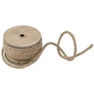 RueDeLaFete CORDELETTE FICELLE 0.7CMX10M SUR BOBINE BOIS pas cher
