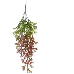 RueDeLaFete Branche d'Algue, dégradé Vert et Rouge 80 cm pas cher