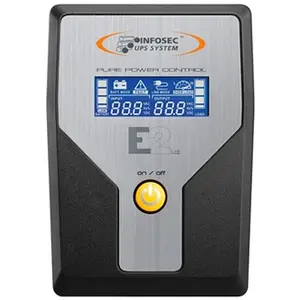 Comparateur de prix : Infosec - Onduleur pro e2 lcd 800va 4 prises port usb rj11 rj45 65349