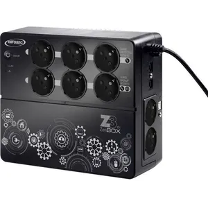 Comparateur de prix : Infosec Onduleur Z3 ZenBox EX 1000 VA, 4 prises secourues, 4 prises protégées