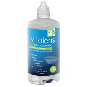 Comparateur de prix : Vitalens Solution Multifonction Lentilles De Contact Souples Eco 400ml