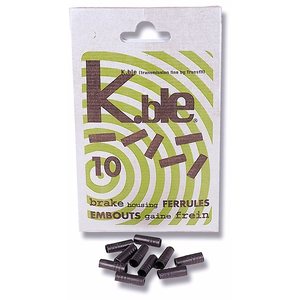Embouts de gaine de frein autobloquant Transfil (x10) Noir 5 mm 25573Vendu paramazon