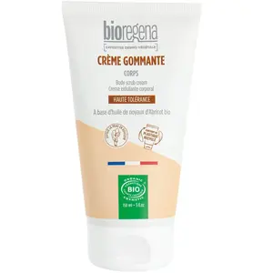 Comparateur de prix : Bioregena Crème gommante bio - Noyaux d'abricot - Corps- 150 ml