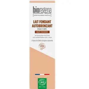 Bioregena Lait Fondant Autobronzant Visage et Corps Bio 125ml pas cher