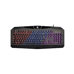 Clavier Rétroéclairé Alpha Omega Players Cronos C19 Noir et Bleu pas cher
