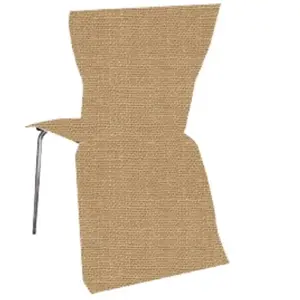 RueDeLaFete Lot de 3 Housses de chaise en JUTE naturel pas cher