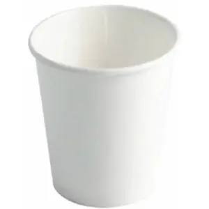RueDeLaFete Paquet de 20 Grands Gobelets en carton 47cl, Blanc pas cher