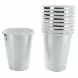 RueDeLaFete 10 gobelets argent pas cher