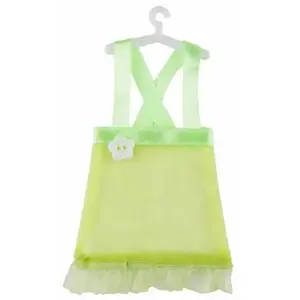 Fetez-Moi 5 ballotins robes organza vert anis - Déguisements et fêtes pas cher