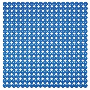 Comparateur de prix : IDMAT Tapis de douche bulles - bleu transparent - 52x52 cm