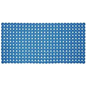 Comparateur de prix : IDMAT Tapis de baignoire bulles - bleu transparent - 72x36 cm