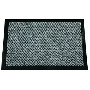 IDMAT Tapis Florac - 90 x 150 cm - Gris pas cher