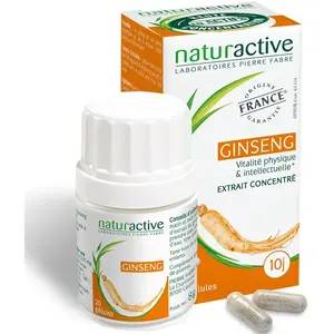 Naturactive Ginseng 20 gélules pas cher