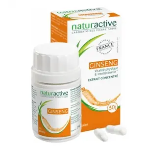Naturactive Ginseng 60 capsules pas cher