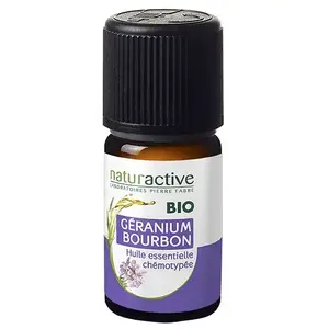 NATURACTIVE Huile Essentielle Bio Géranium Bourbon flacon 5ml pas cher