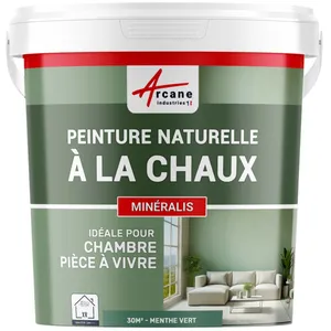 Comparateur de prix : Peinture a la chaux naturelle pour décoration intérieure sans émanatio...