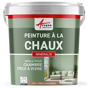 Comparateur de prix : Peinture a la chaux naturelle : NUANCES MINERALES CHAUX Canelle - Ro...
