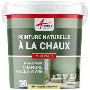 Comparateur de prix : Peinture a la chaux naturelle : NUANCES MINERALES CHAUX Fenugrec - j...