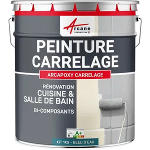 Comparateur de prix : résine carrelage cuisine & SdB bi-composante : ARCAPOXY CARRELAGE Ral...
